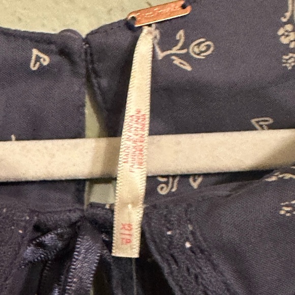 NWT Free People x REVOLVE Beasley Mini Dress in Navy Combo - Picture 12 of 16